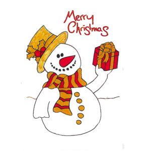 charity ecard TCCL Snowman