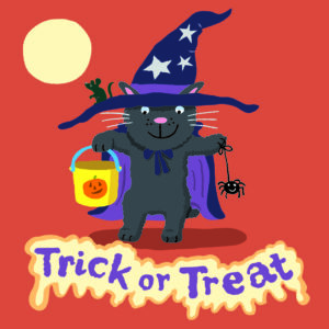 Trick or Treat Halloween eCard by Molly Sage