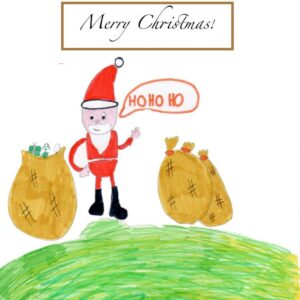 Ho Ho Ho father christmas charity eCard TCCL