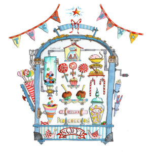 cut thru tuck box eCard by Amanda Loverseed