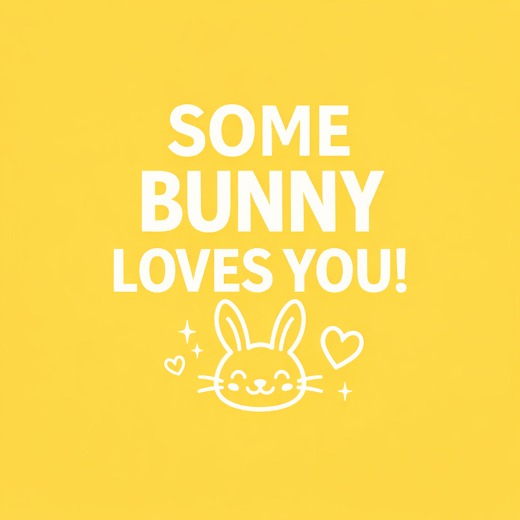 Some Bunny Loves You LOLVE eCard