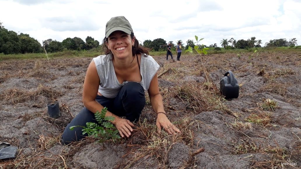 TreeApp reforestation in Brazil supported by LOLVE sustainable ecard subscription