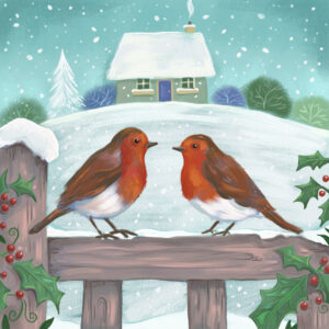 Christmas Robins eCard LOLVE ecards by Dale Simpson