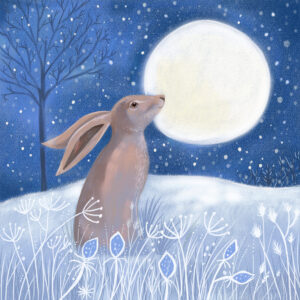 Winter Hare eCard LOLVE ecards by Dale Simpson